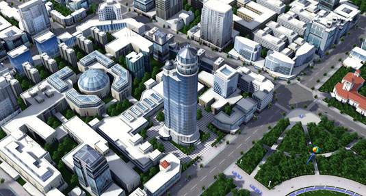 三維虛擬城市 智慧可視化園區系統